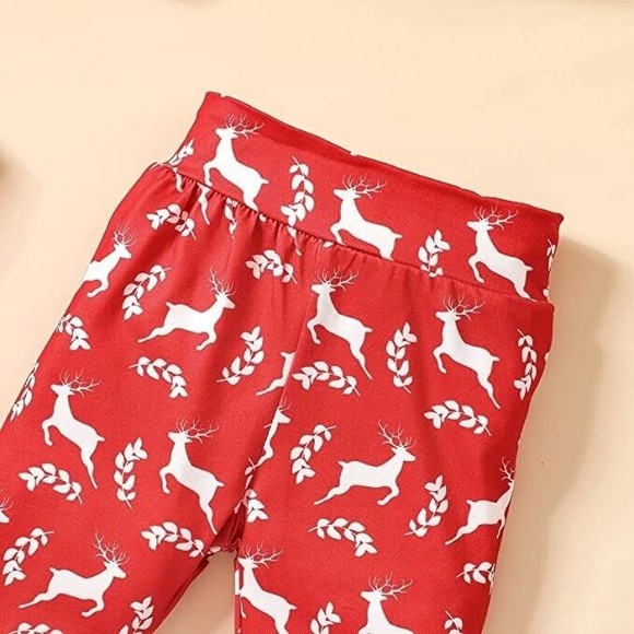 Christmas Reindeer Outfit 3pc set Sizes 0-3m, 3-6m, 6-12m - Picture 5 of 6